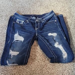 Distressed Vigoss skinny jean